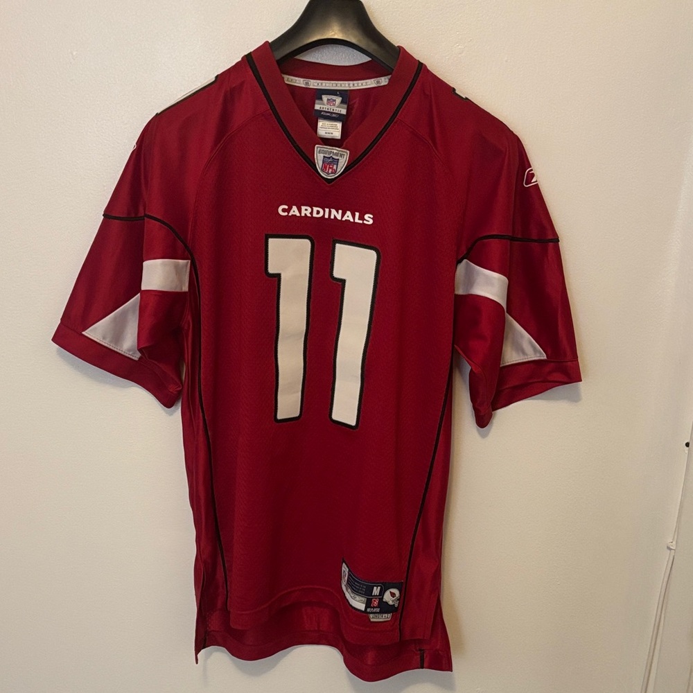 Reebok Red and White Men's Jersey